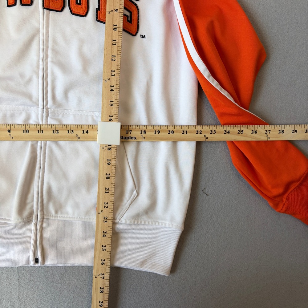 Colosseum Oklahoma State OSU Cowboys Track Jacket Mens Large Orange White - Picture 7 of 7